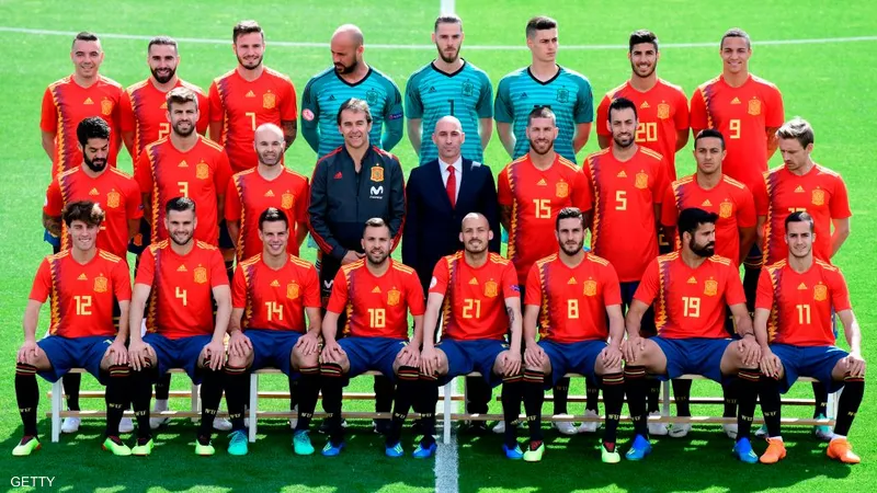 Spain Team Photo